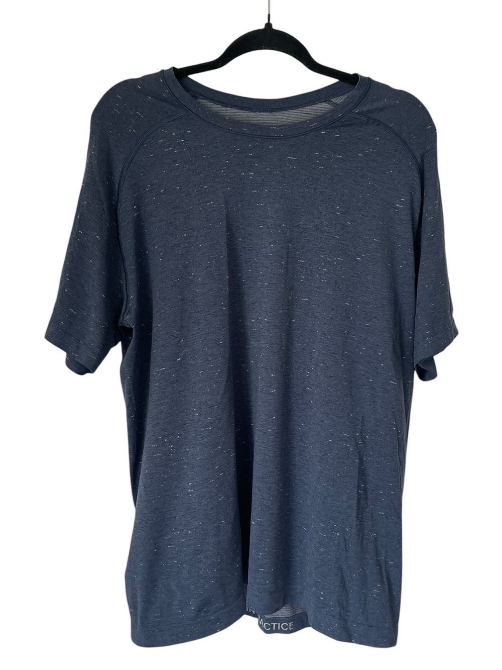 Lululemon Blue Speckle Short Sleeve Crew